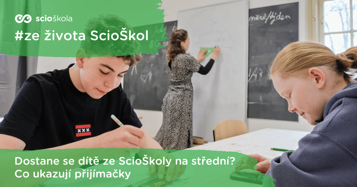 Dostane se dítě ze ScioŠkoly na střední? Co ukazují přijímačky